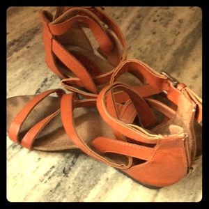 Nordstrom brand leather sandal